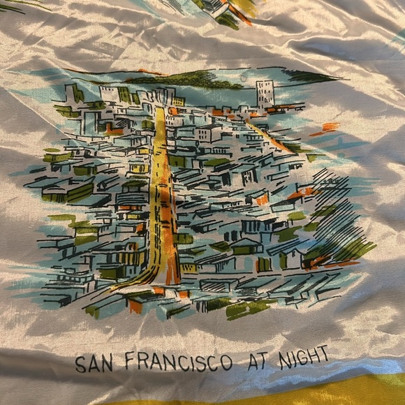Vintage SAN FRANCISCO Souvenir Scarf - Picture 12 of 14